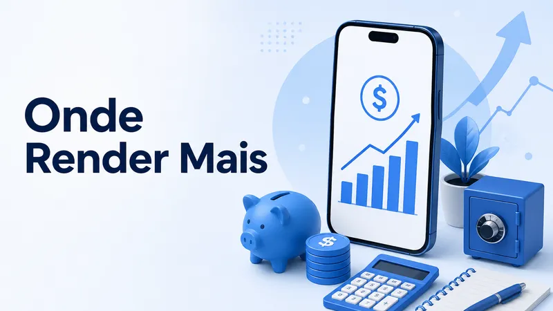 Onde Render Mais? Comparativo das Contas Digitais 100% do CDI